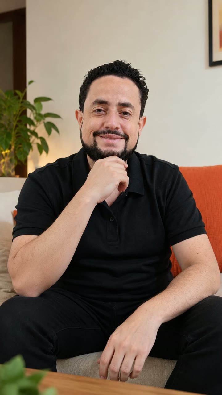 Rafael Armendariz mirando a la cámara